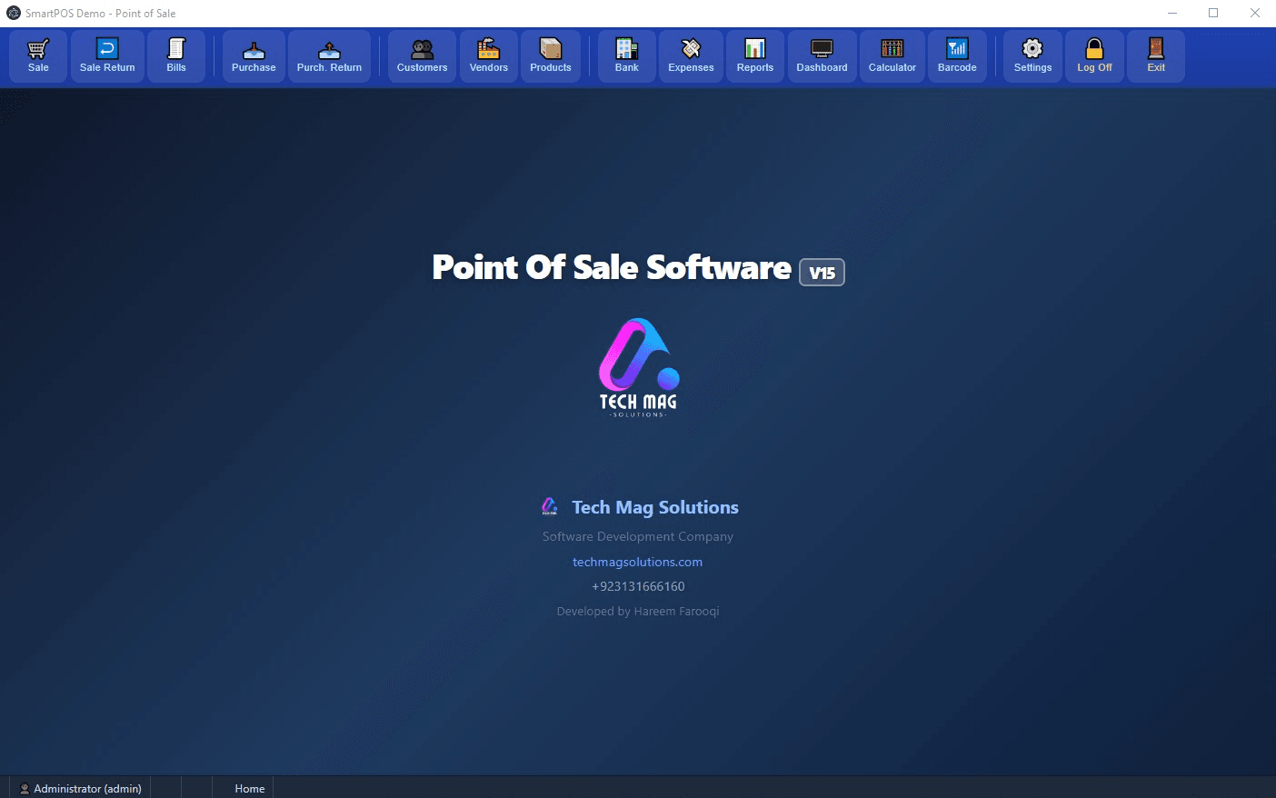 SmartPOS — Desktop Point of Sale System screenshot 1