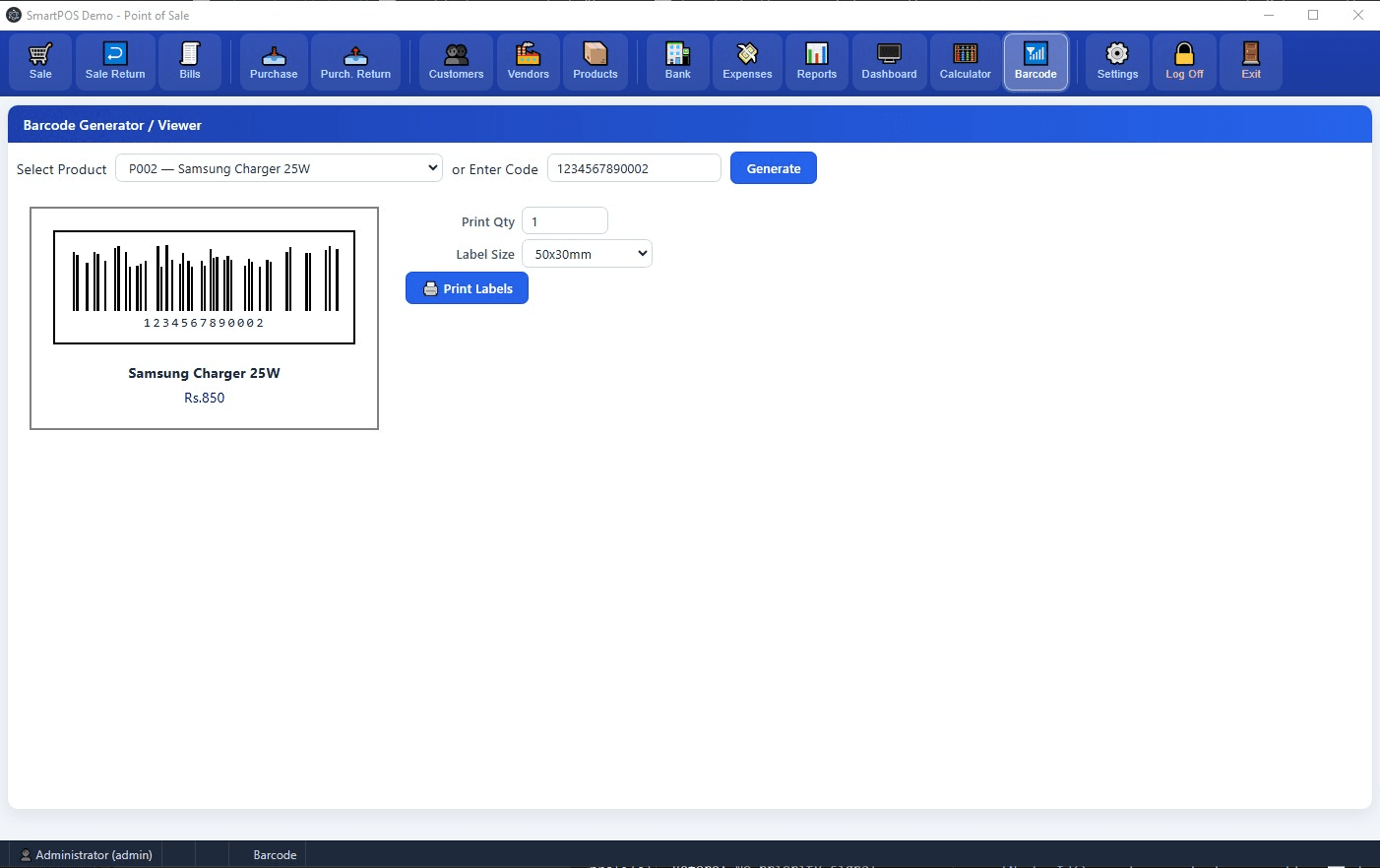 SmartPOS — Desktop Point of Sale System screenshot 2